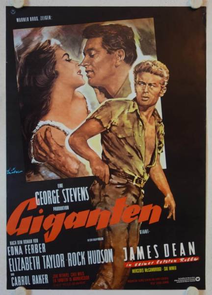 Giant re-release german movie poster